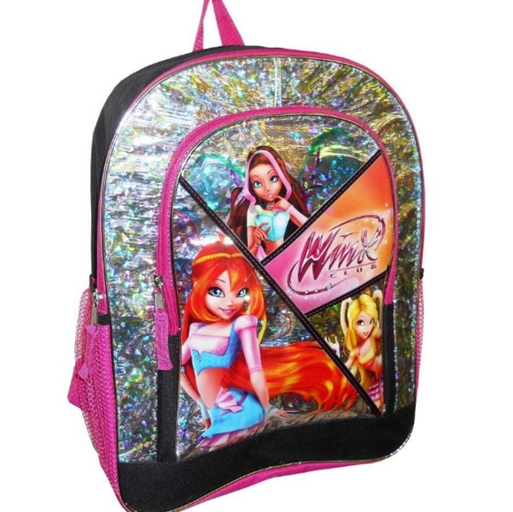 NWT Winx Club Fairies Holographic Backpack & Lunch Box Set 2013 - Picture 1 of 16